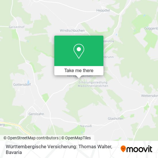 Карта Württembergische Versicherung: Thomas Walter