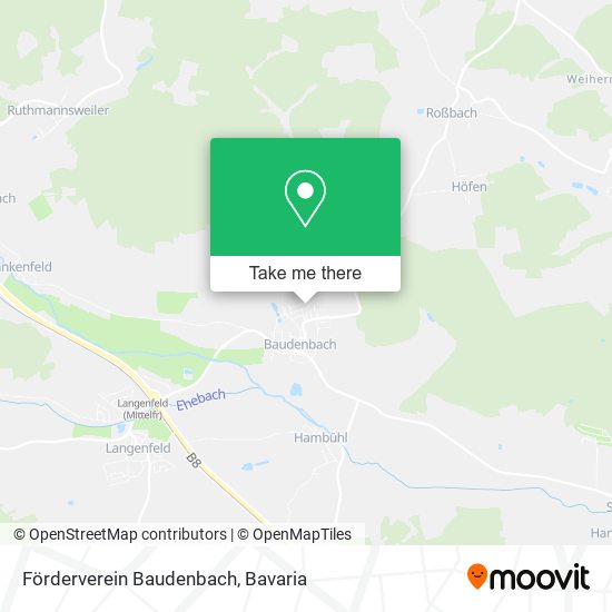Förderverein Baudenbach map