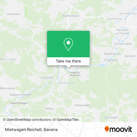 Карта Mietwagen Reichelt