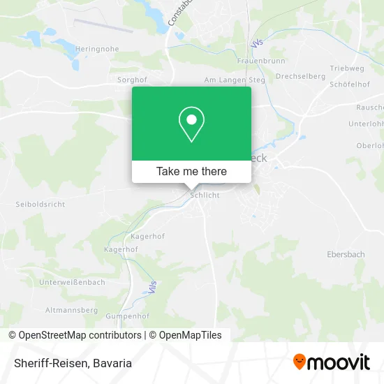 Карта Sheriff-Reisen