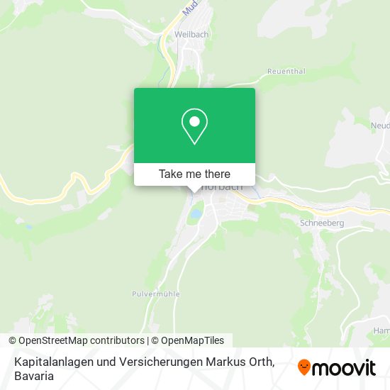 Kapitalanlagen und Versicherungen Markus Orth map