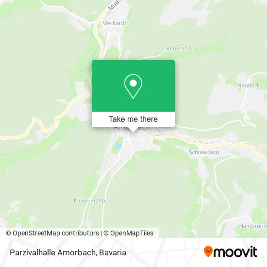 Parzivalhalle Amorbach map
