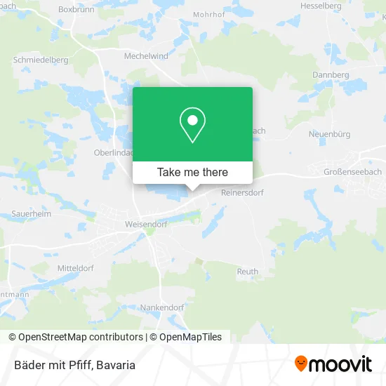 Карта Bäder mit Pfiff