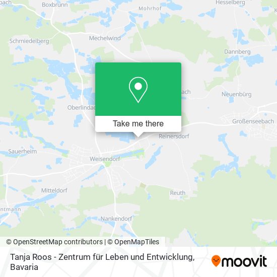 Tanja Roos - Zentrum für Leben und Entwicklung map