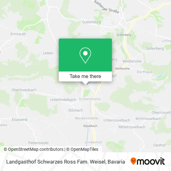 Карта Landgasthof Schwarzes Ross Fam. Weisel