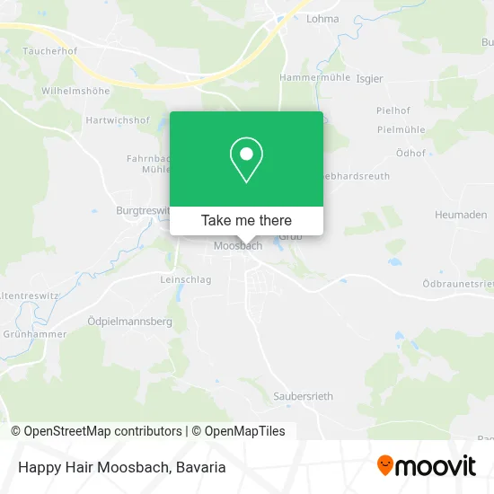 Happy Hair Moosbach map