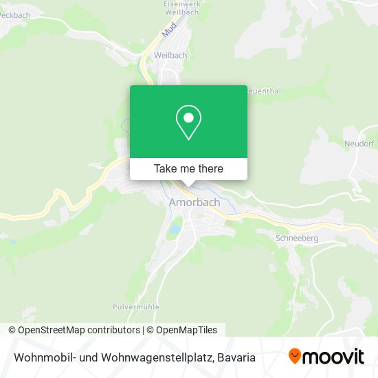 Wohnmobil- und Wohnwagenstellplatz map