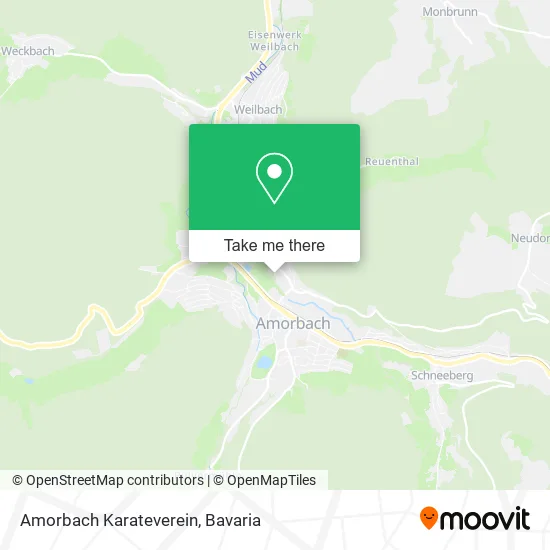 Amorbach Karateverein map