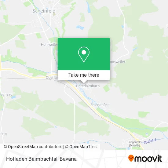 Карта Hofladen Baimbachtal