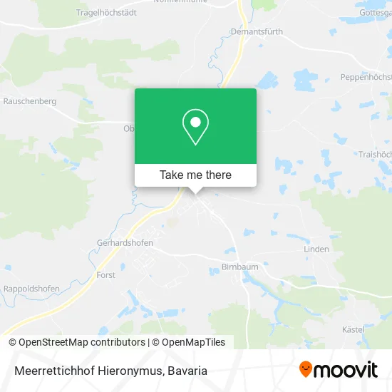 Карта Meerrettichhof Hieronymus