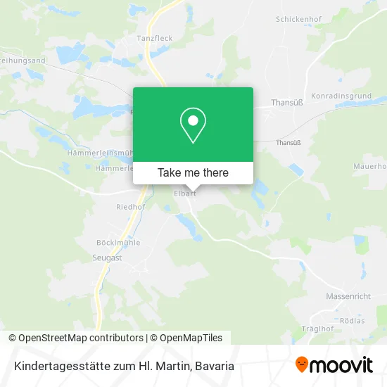 Карта Kindertagesstätte zum Hl. Martin