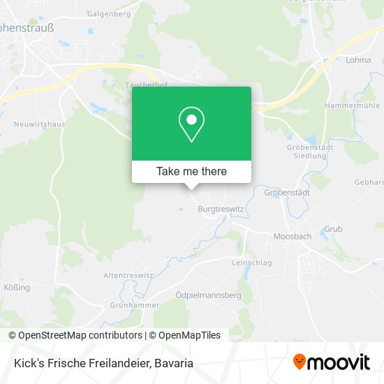 Kick's Frische Freilandeier map