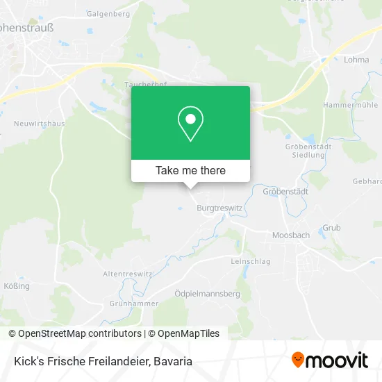 Карта Kick's Frische Freilandeier
