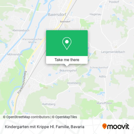 Kindergarten mit Krippe Hl. Familie map