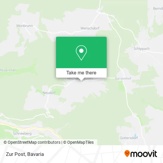 Карта Zur Post