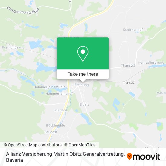 Allianz Versicherung Martin Obitz Generalvertretung map
