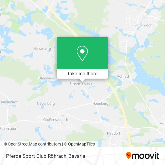 Карта Pferde Sport Club Röhrach