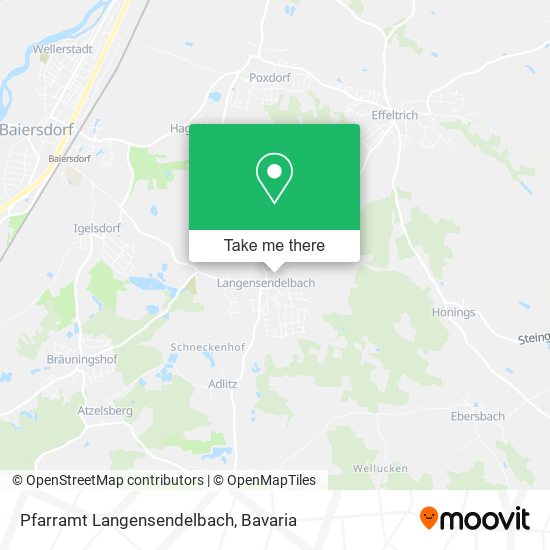 Pfarramt Langensendelbach map