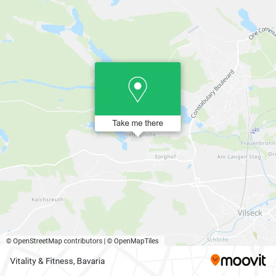 Карта Vitality & Fitness