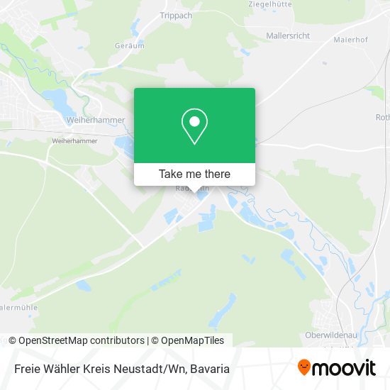 Freie Wähler Kreis Neustadt/Wn map