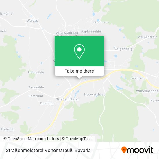 Карта Straßenmeisterei Vohenstrauß