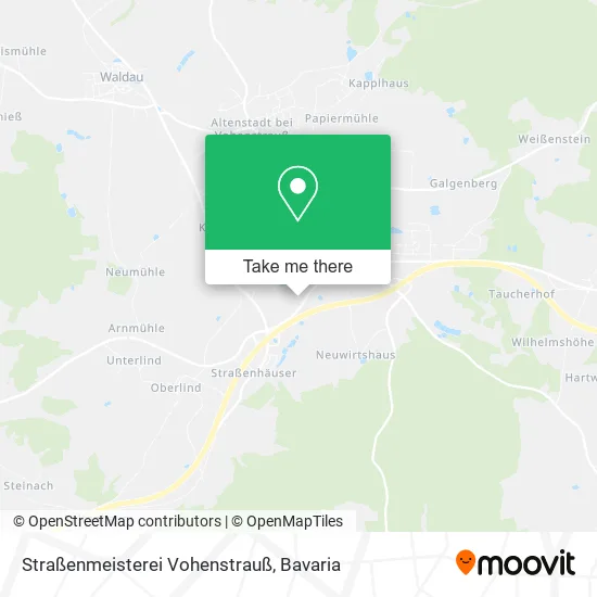 Карта Straßenmeisterei Vohenstrauß
