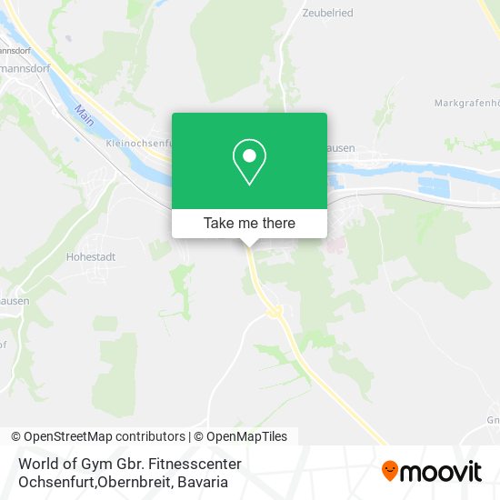 World of Gym Gbr. Fitnesscenter Ochsenfurt,Obernbreit map