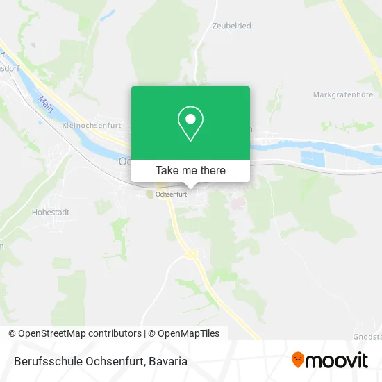 Карта Berufsschule Ochsenfurt