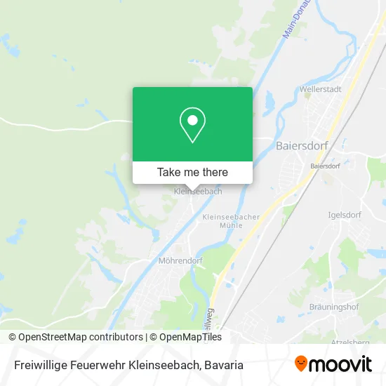 Карта Freiwillige Feuerwehr Kleinseebach
