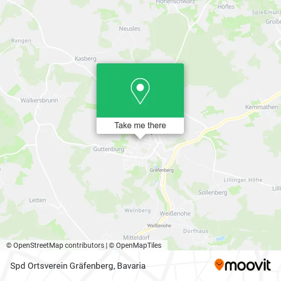 Карта Spd Ortsverein Gräfenberg