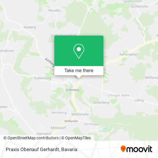 Praxis Obenauf Gerhardt map