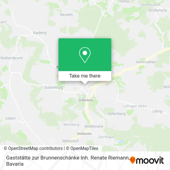 Карта Gaststätte zur Brunnenschänke Inh. Renate Riemann