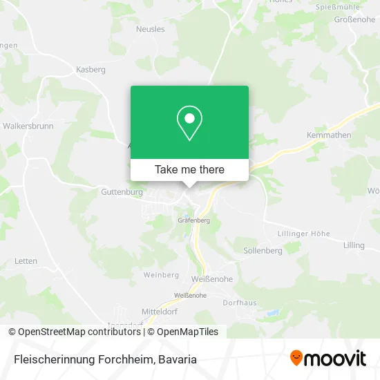 Карта Fleischerinnung Forchheim