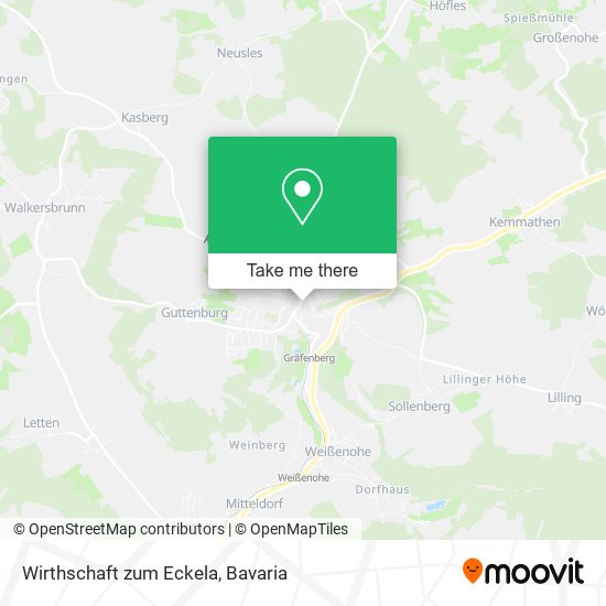 Wirthschaft zum Eckela map
