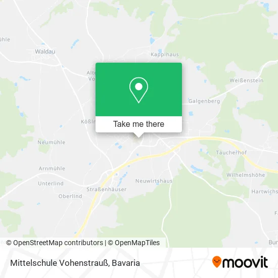 Карта Mittelschule Vohenstrauß
