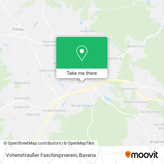 Карта Vohenstraußer Faschingsverein
