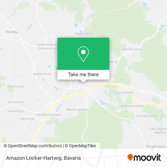 Карта Amazon Locker-Hartwig