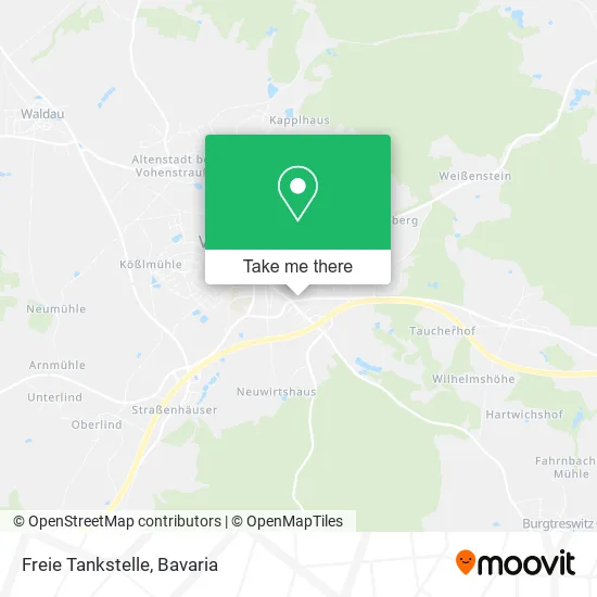 Карта Freie Tankstelle