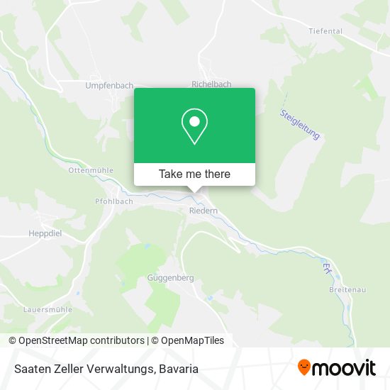 Saaten Zeller Verwaltungs map