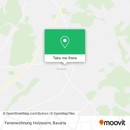 Карта Ferienwohnung Holzwurm