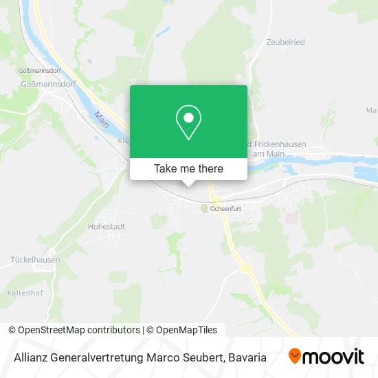 Карта Allianz Generalvertretung Marco Seubert