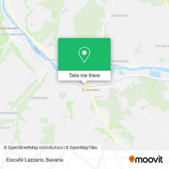 Eiscafé Lazzaris map