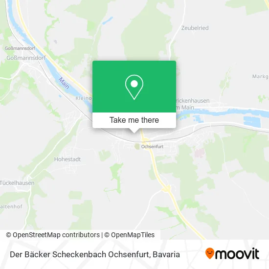 Карта Der Bäcker Scheckenbach Ochsenfurt