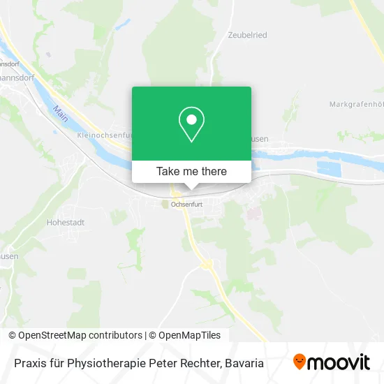 Карта Praxis für Physiotherapie Peter Rechter