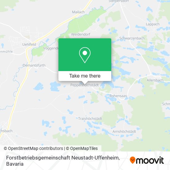 Forstbetriebsgemeinschaft Neustadt-Uffenheim map