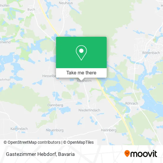 Карта Gastezimmer Hebdorf