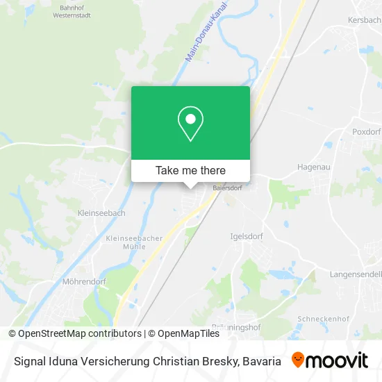 Карта Signal Iduna Versicherung Christian Bresky