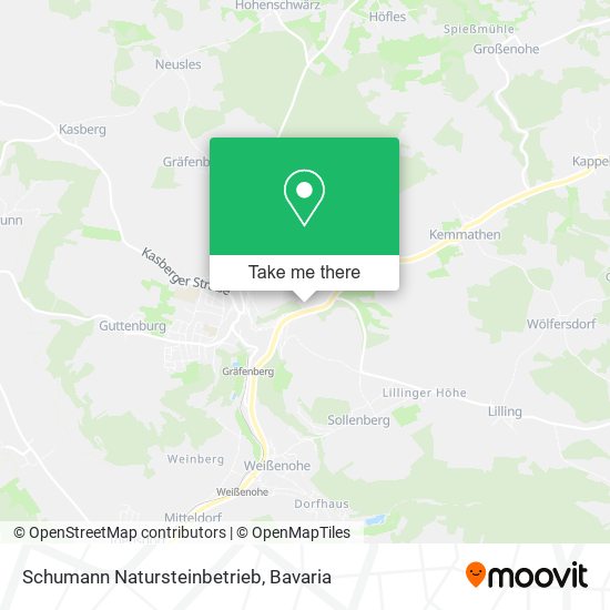 Schumann Natursteinbetrieb map