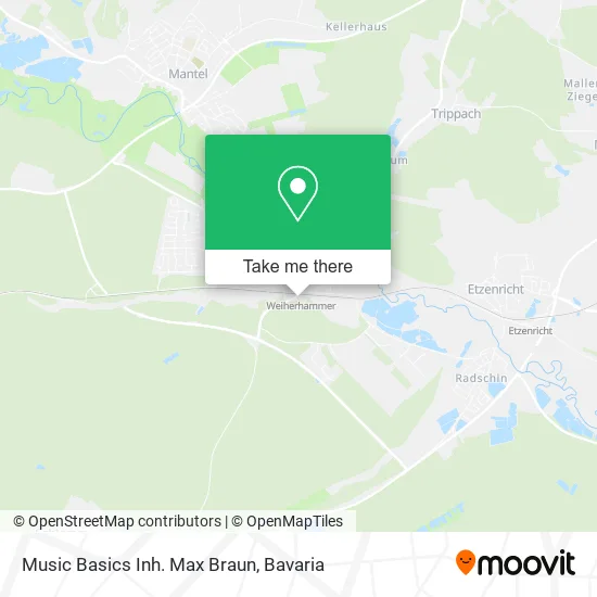 Карта Music Basics Inh. Max Braun