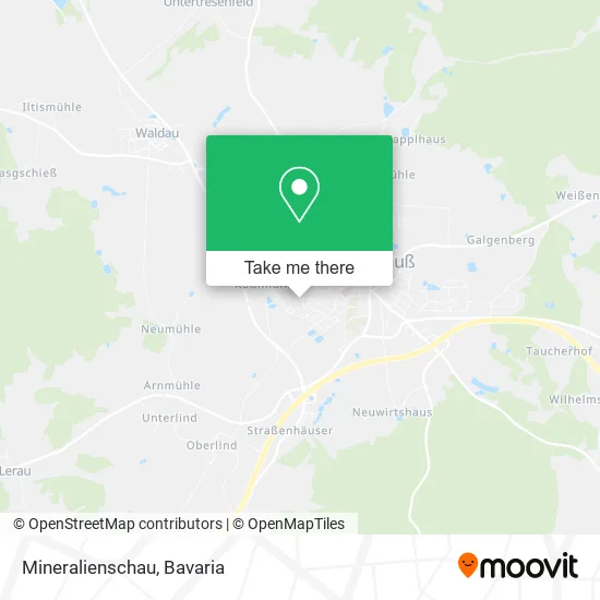 Карта Mineralienschau